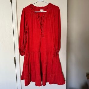 Max Studio red dress